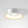 Plafón Sauro LED, Ø 30 cm, plata