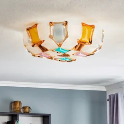 Plafón Slamp Mida, 50 cm, multicolor