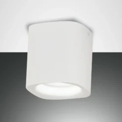 Plafón Smooth, 1 luz, blanco, IP44