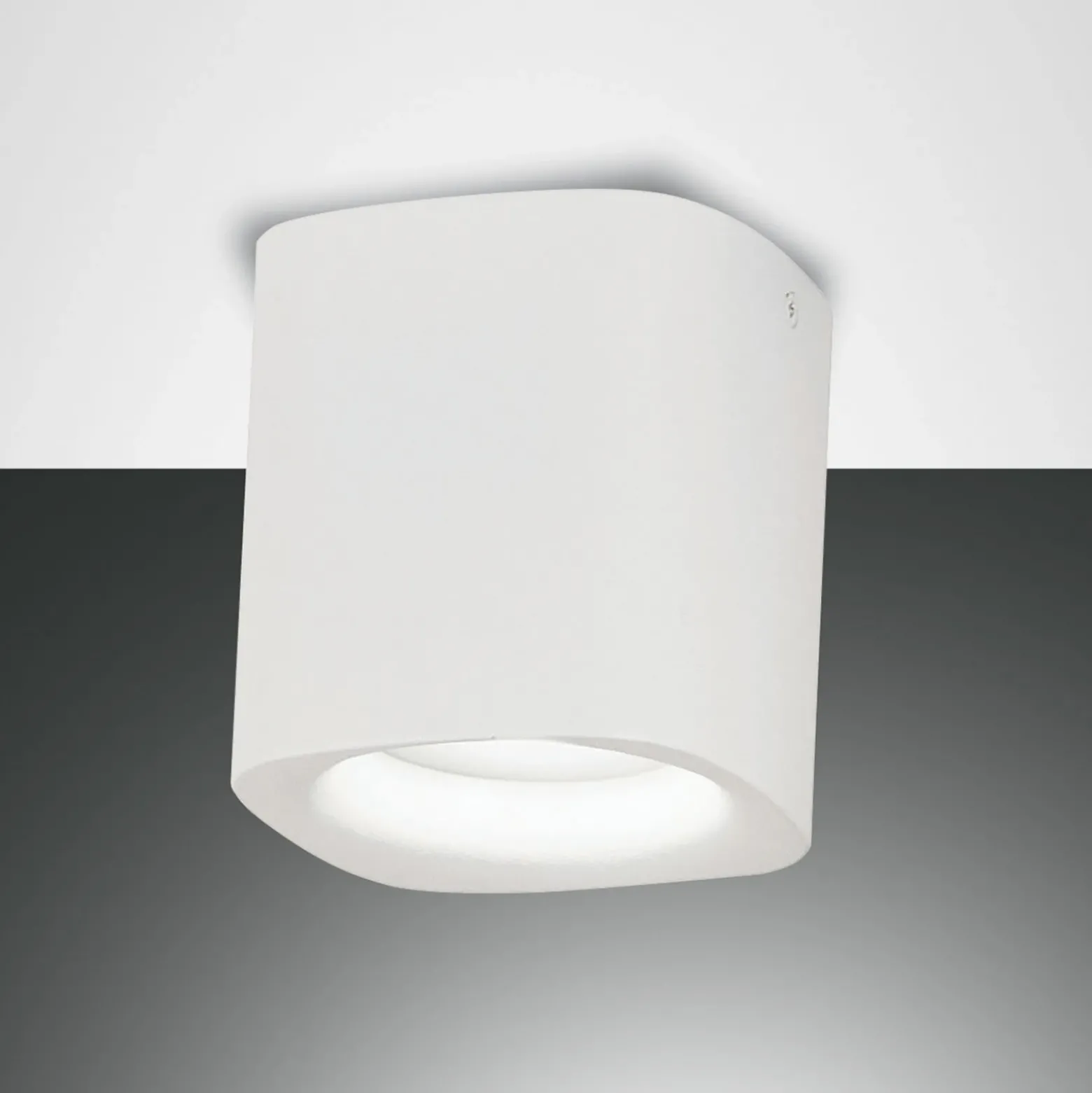 Plafón Smooth, 1 luz, blanco, IP44