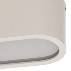 Plafón Soft, 125 x 6 cm, blanco, aluminio, G13