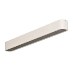 Plafón Soft, 63 x 6 cm, blanco, aluminio, G13