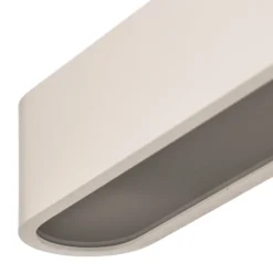 Plafón Soft, 63 x 6 cm, blanco, aluminio, G13