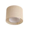 Plafón Soula de Lindby, Ø 26 cm, beige, plástico, E27