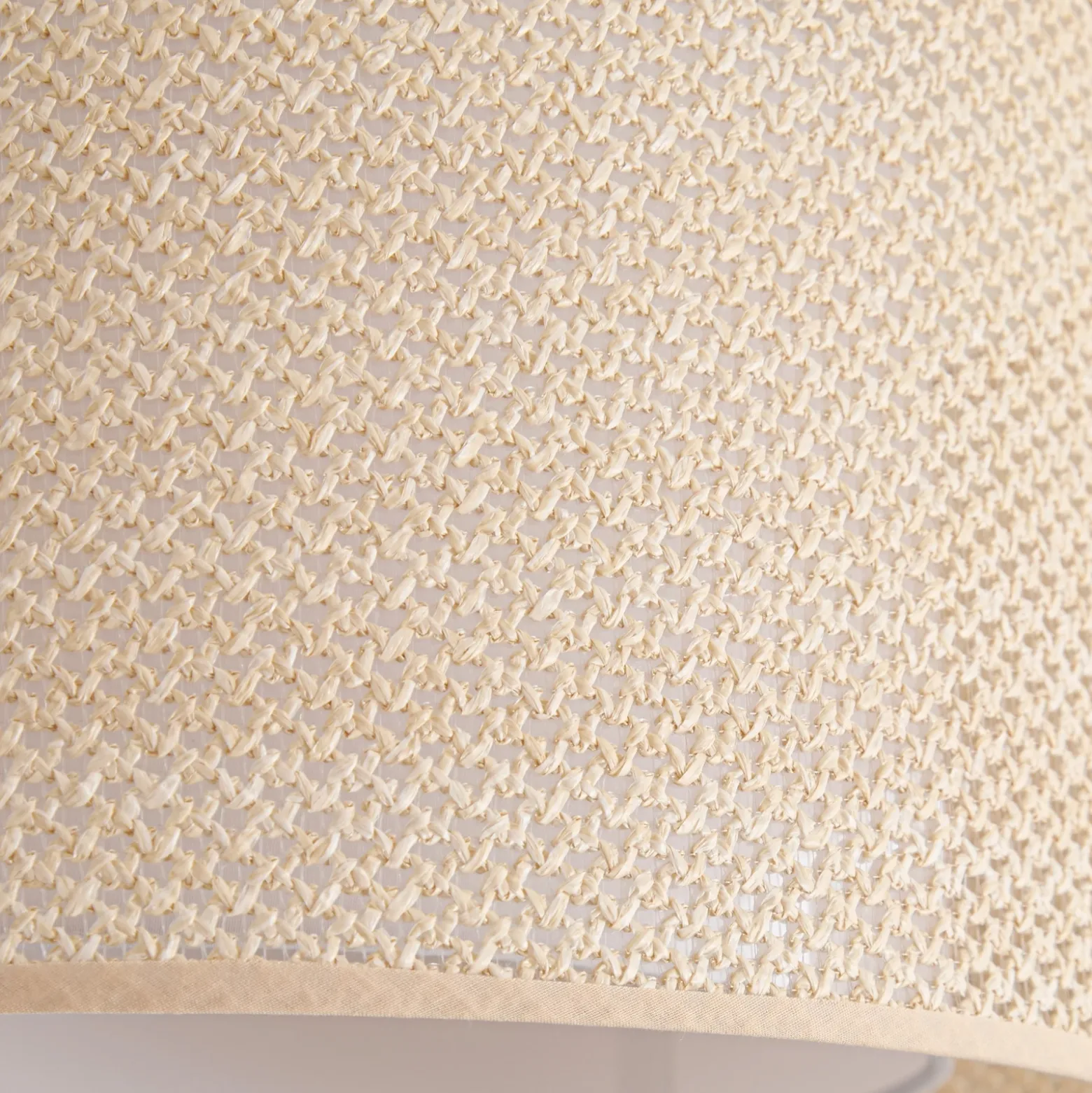 Plafón Soula de Lindby, Ø 40 cm, beige, plástico, E27