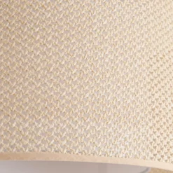 Plafón Soula de Lindby, Ø 40 cm, beige, plástico, E27