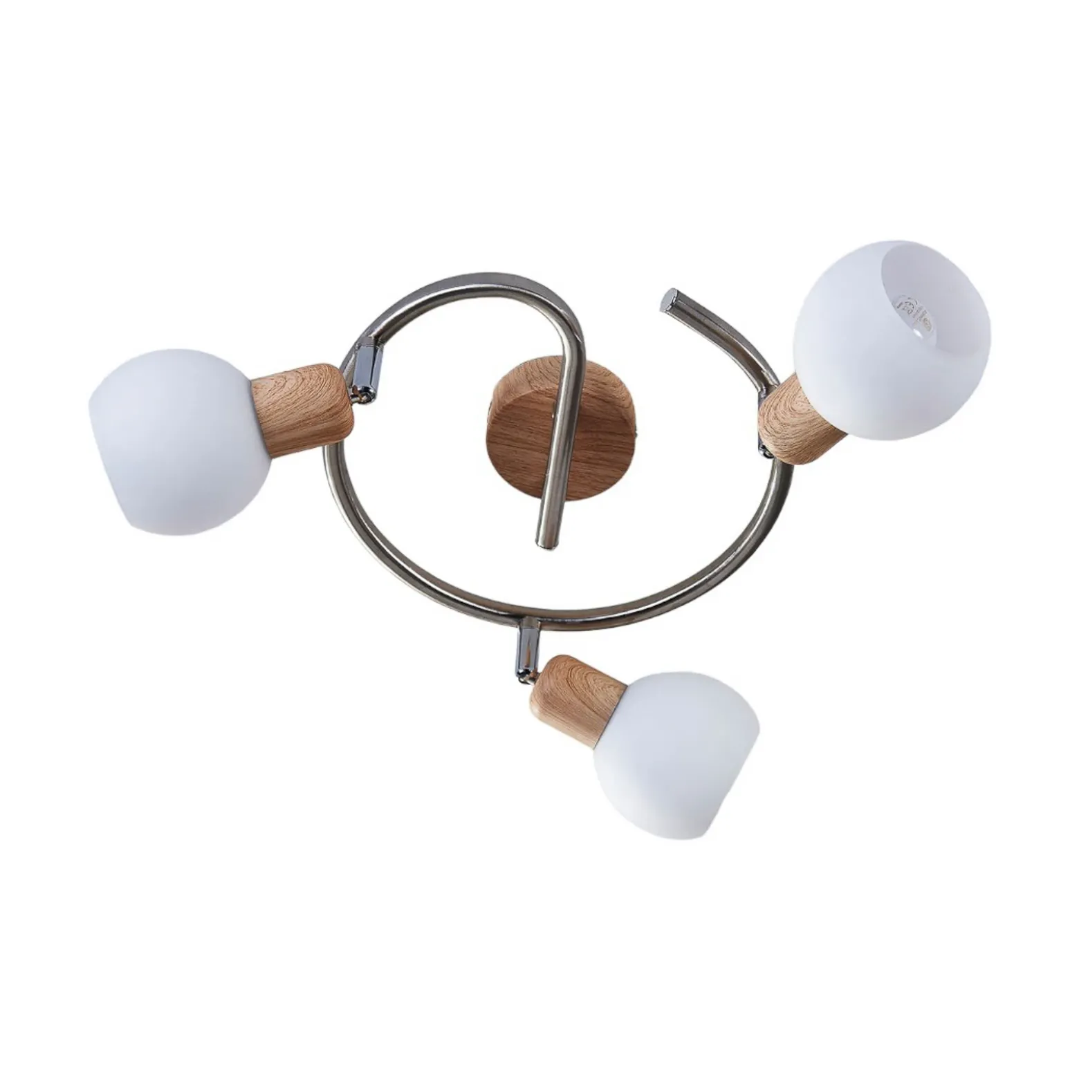 Plafón Svenka, 3 luces, redondo