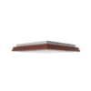 Plafón Tally, ancho 42 cm, terracota, madera, E27