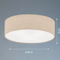 Plafón textil Thor, Sander, Ø 40cm