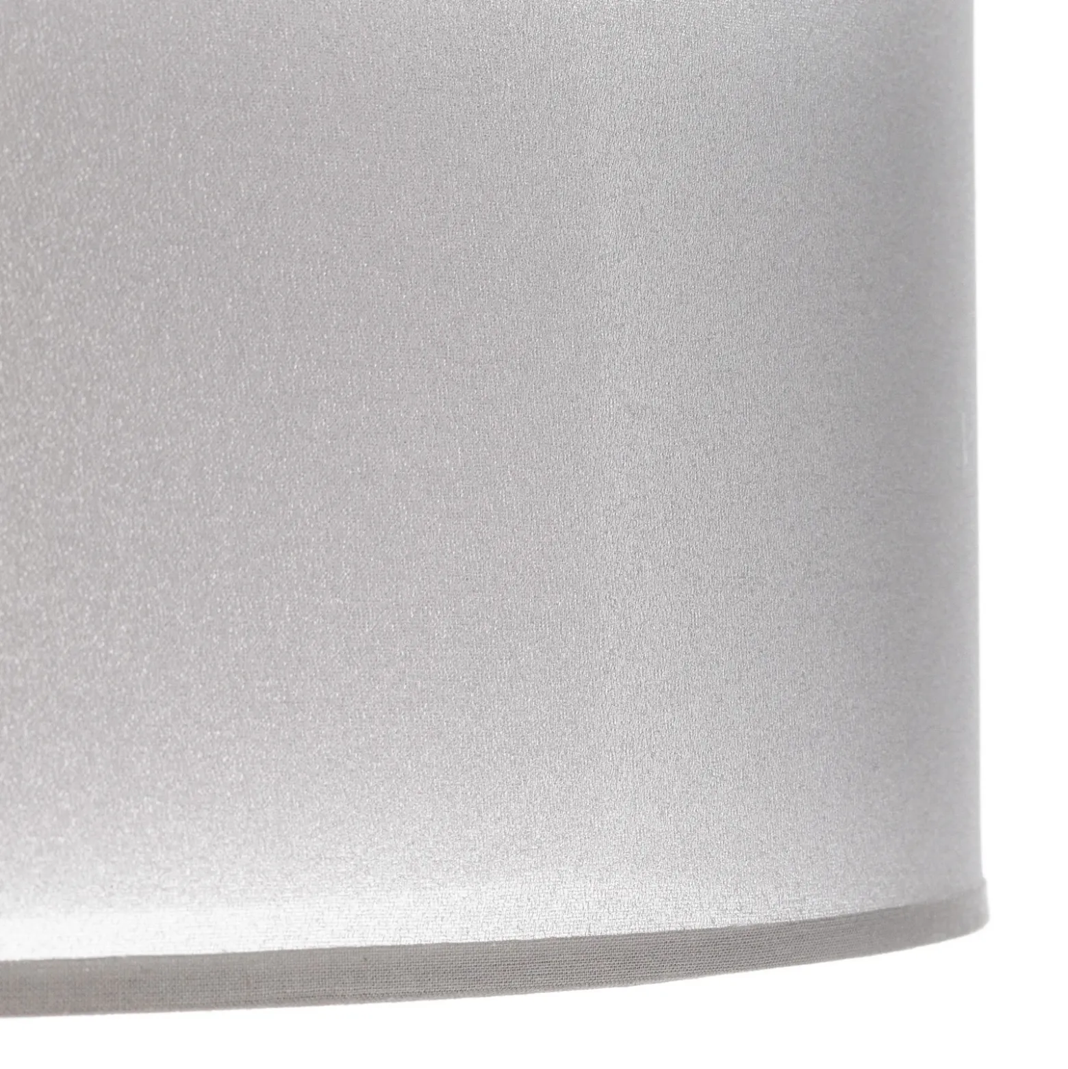 Plafón Tibu, gris, Ø 50 cm, de tela