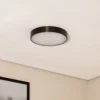 Plafón Timur LED, antracita, acero, Ø 34 cm