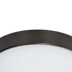 Plafón Timur LED, antracita, acero, Ø 34 cm