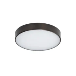 Plafón Timur LED, antracita, acero, Ø 34 cm