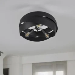 Plafón Tornado negro