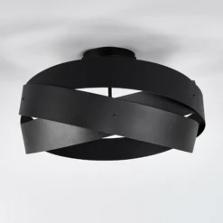 Plafón Tornado negro