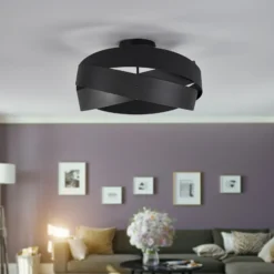 Plafón Tornado negro