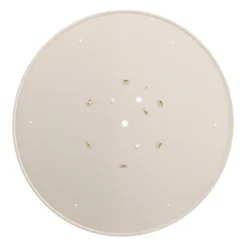 Plafón Turda, Ø 78 cm, gris