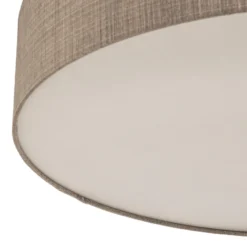 Plafón Turda, Ø 78 cm, gris
