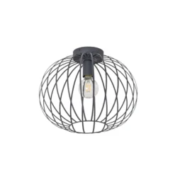 Plafón Valor, antracita, acero, Ø 40 cm