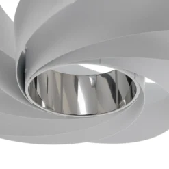 Plafón Vento, blanco, metal, Ø 50 cm