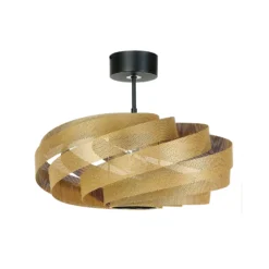 Plafón Vento, dorado, Ø 50 cm
