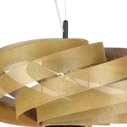 Plafón Vento, dorado, Ø 50 cm