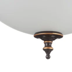 Plafón Westinghouse Harwell, color bronce