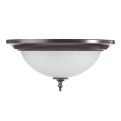 Plafón Westinghouse Harwell, color bronce