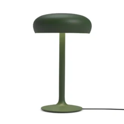 PLEASE WAIT to be SEATED Lámpara de mesa LED Emendo, verde, atenuable
