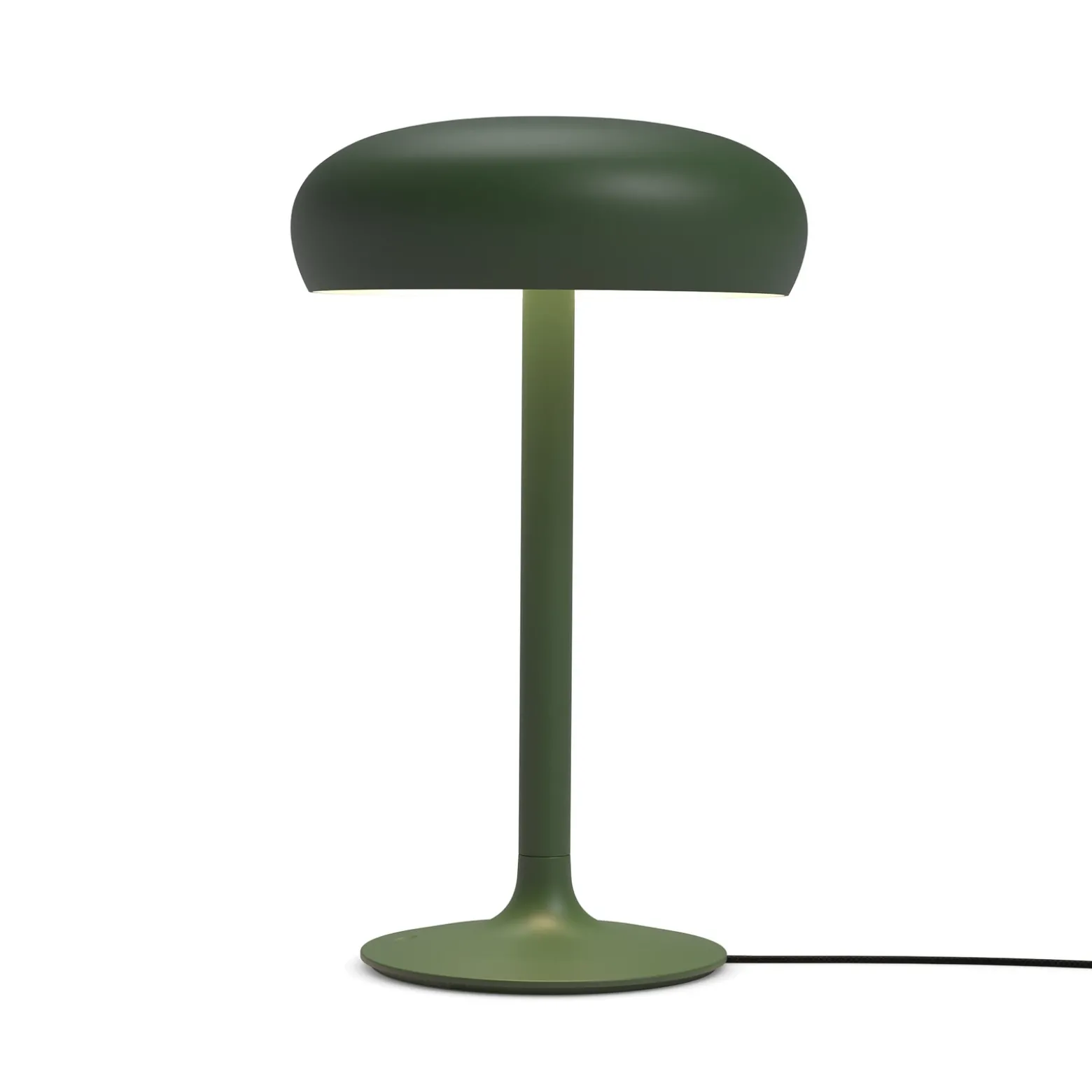 PLEASE WAIT to be SEATED Lámpara de mesa LED Emendo, verde, atenuable