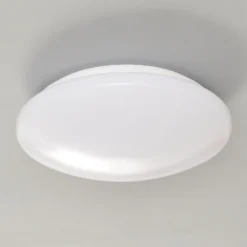 Pollux lámpara de techo LED, Ø 27 cm, plástico, detector de movimiento