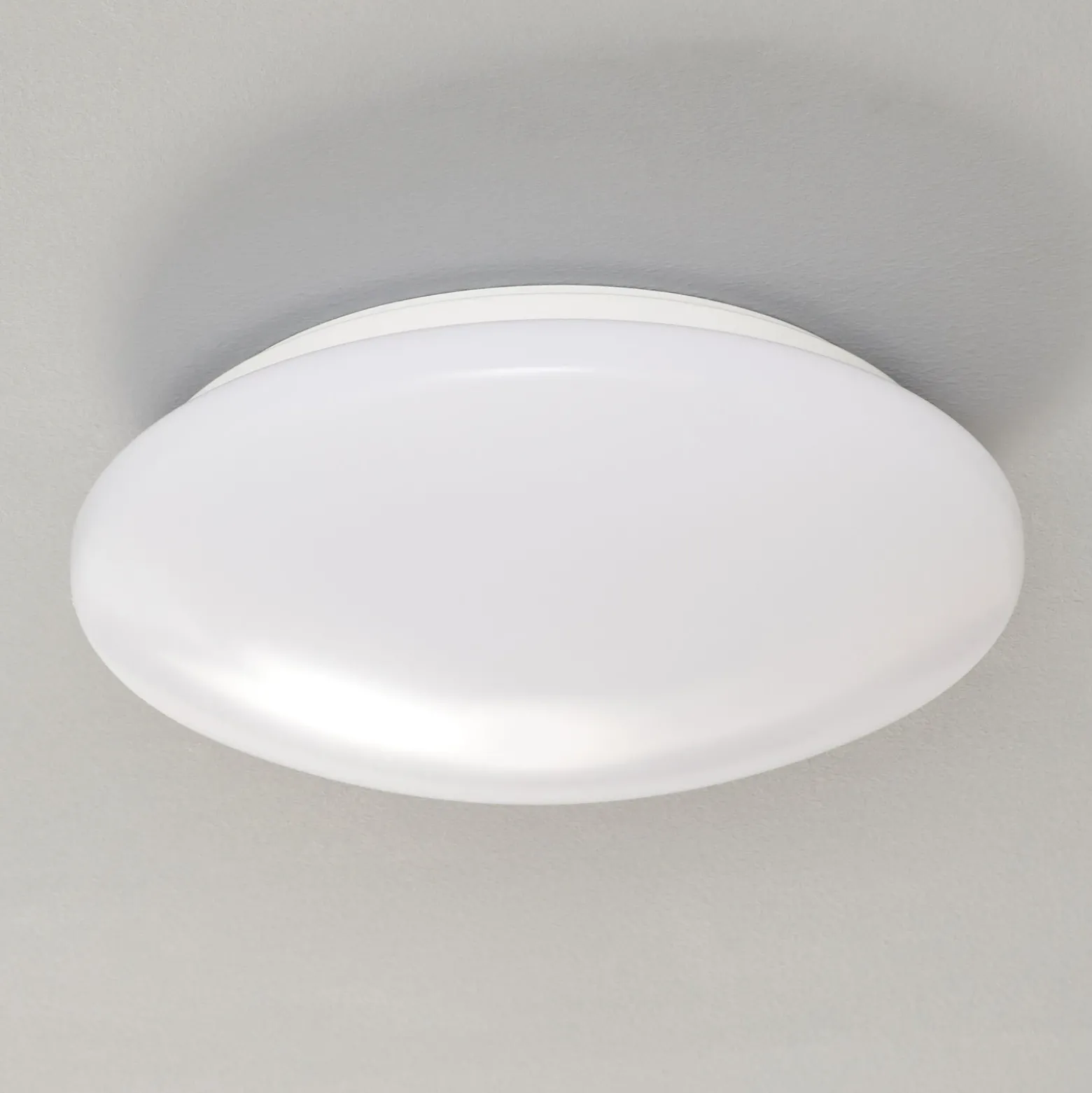 Pollux lámpara de techo LED, Ø 27 cm, plástico, detector de movimiento