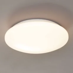 Pollux lámpara de techo LED, Ø 27 cm, plástico, detector de movimiento