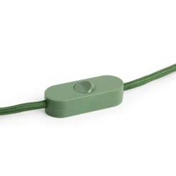 Portalámparas HAY E27 COMMON, verde, con cable con enchufe, 240 cm