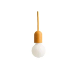 Portavelas colgante HAY E27 COMMON, amarillo, Ø 4,5 cm