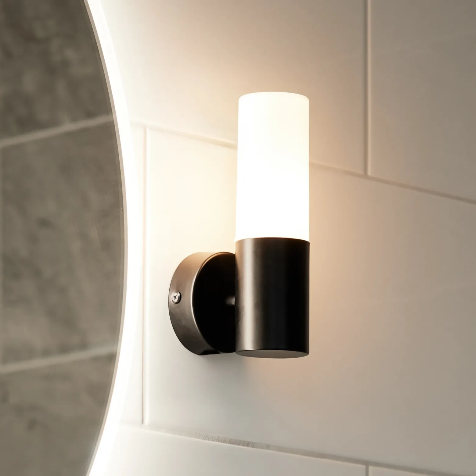 PR Home aplique para baño Beta, negro, IP44