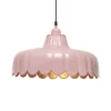 PR Home lámpara colgante Wells, rosa/oro, Ø 43 cm, metal