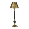 PR Home Lámpara de mesa Abbey Classic, latón antiguo, 49 cm, metal