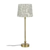 PR Home lámpara de mesa Liam Sofia Eldertree, verde/latón, 55 cm