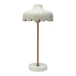PR Home Wells lámpara de mesa beige/oro