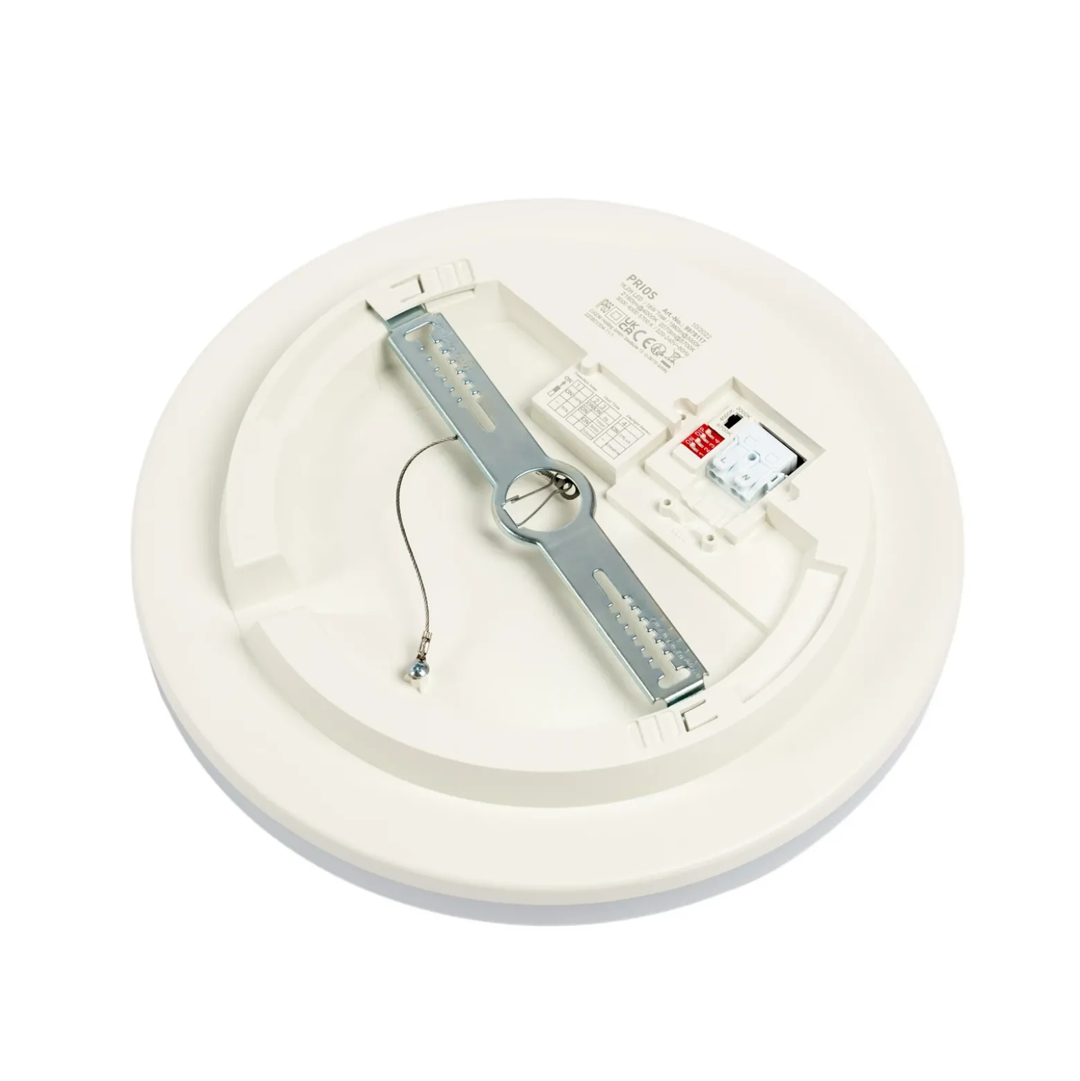 Prios Artin plafón LED, sensor, redondo, 28 cm