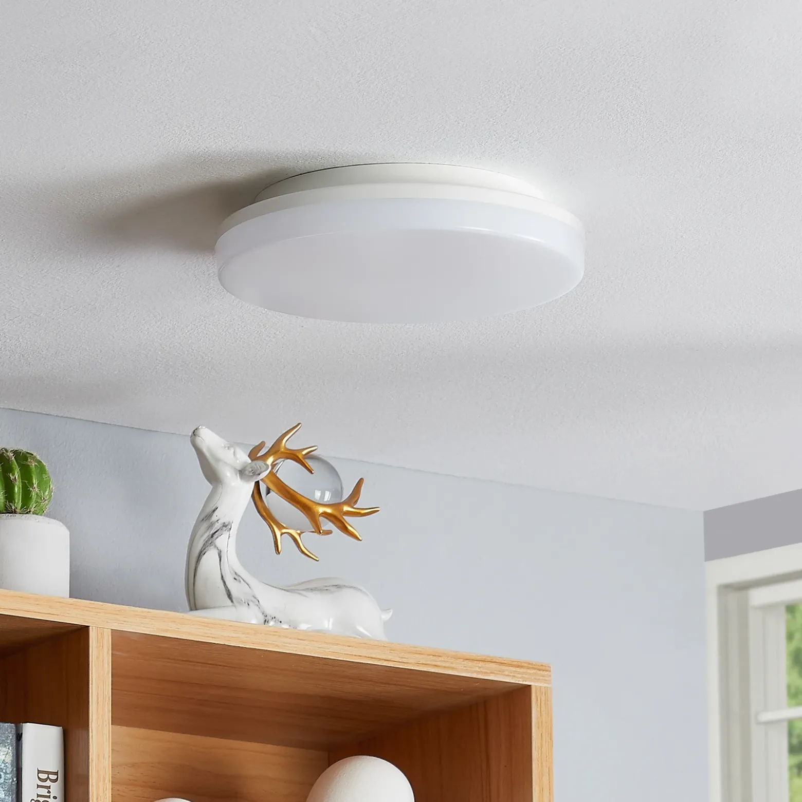 Prios Artin plafón LED, sensor, redondo, 22 cm