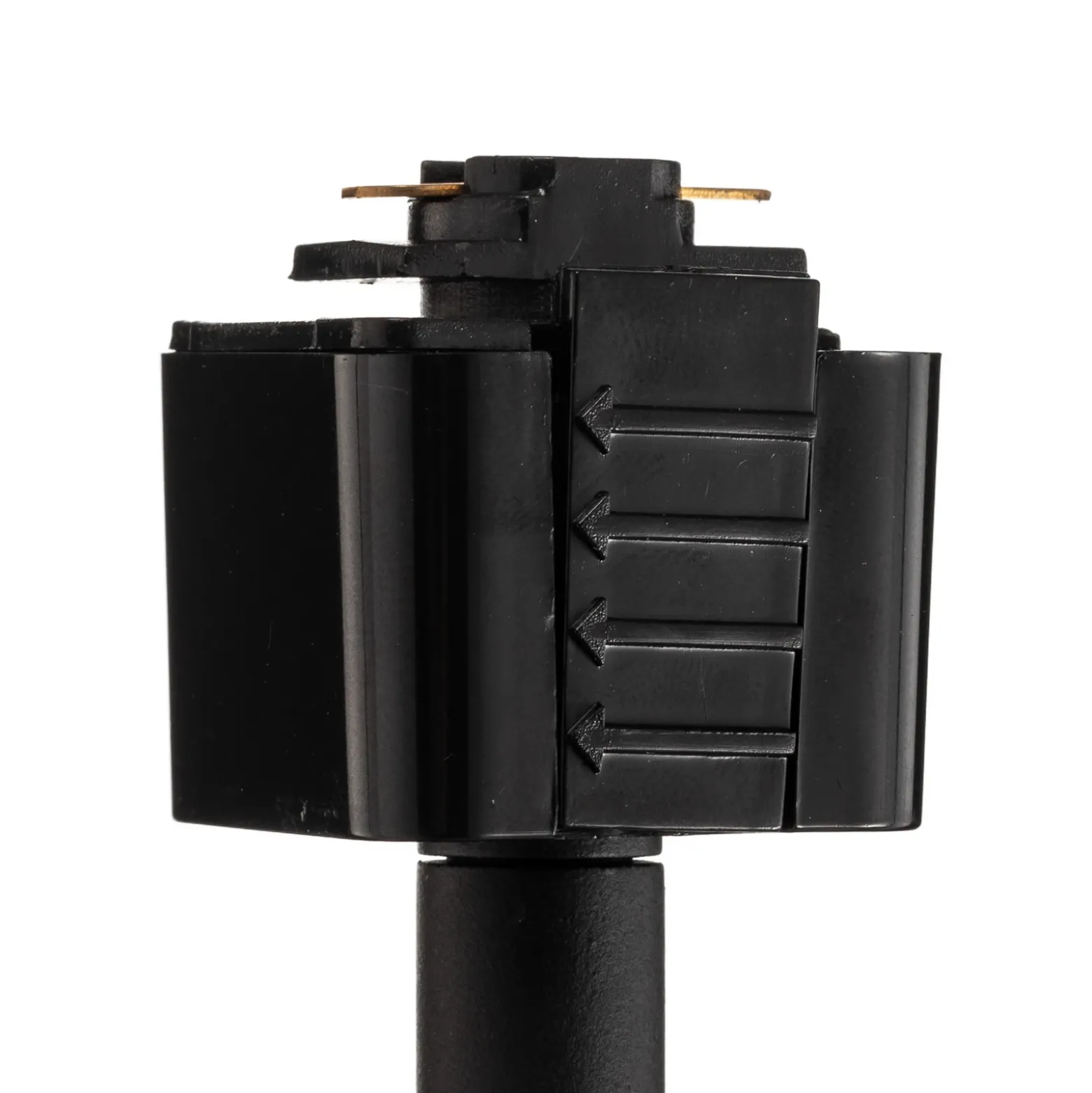 Prios Felipo 1 sistema de riel monofásico 3 luces negro