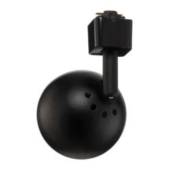 Prios Felipo 1 sistema de riel monofásico 3 luces negro