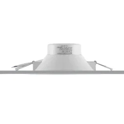 Prios foco empotrable LED Rida, blanco. Ø 23 cm, 25W, CCT, IP44
