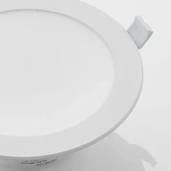 Prios foco empotrable LED Rida, blanco. Ø 19 cm, CCT, IP44