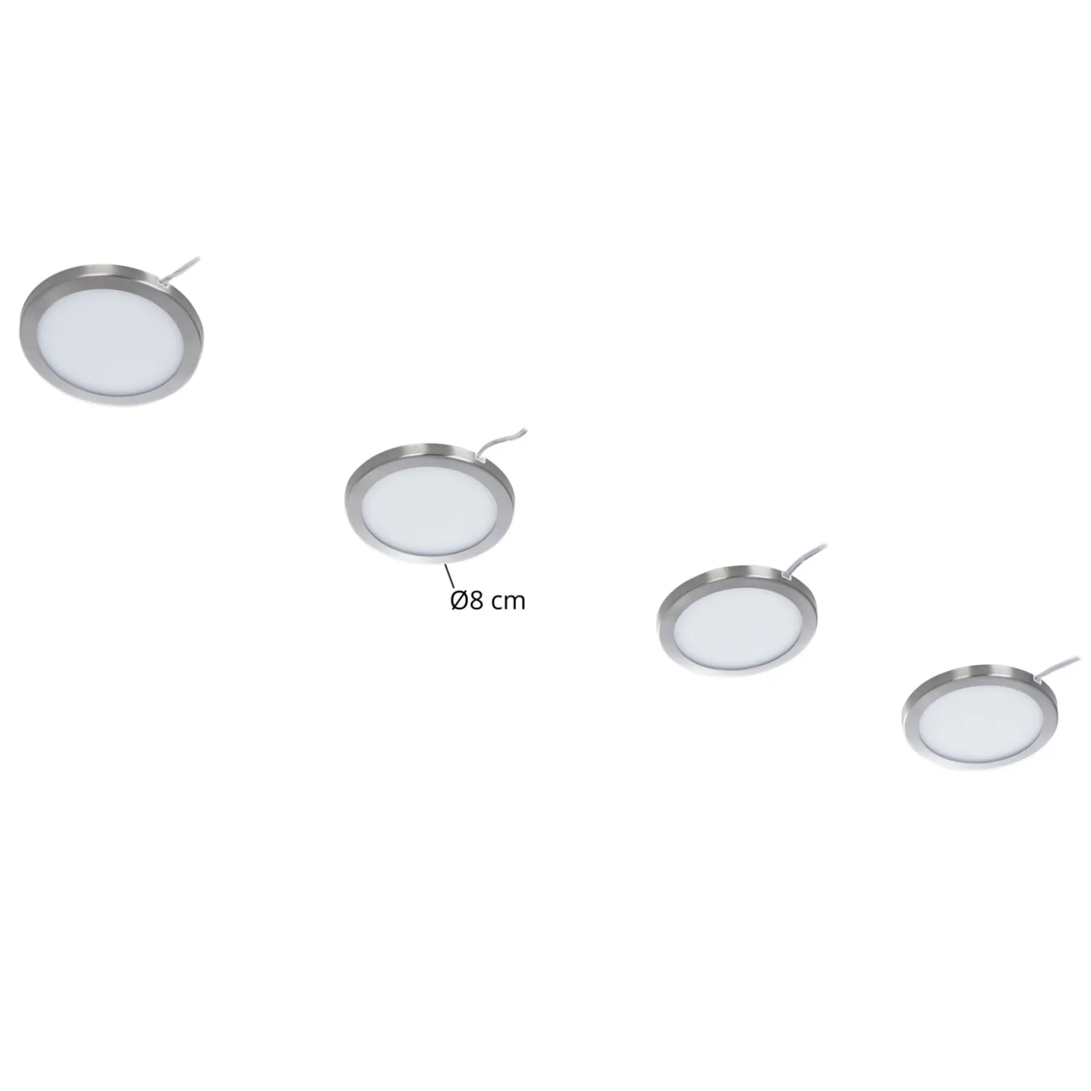 Prios Jopos lámpara de mueble LED en 4 ud