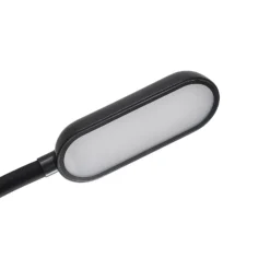 Prios LED lámpara de mesa recargable Opira, negro, USB, regulador táctil