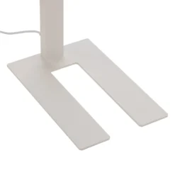 Prios lámpara de pie LED para oficina Taronis, blanca, 195 cm, atenuable