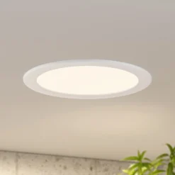 Prios lámpara empotrable LED Cadance, blanco, 24cm, juego de 10, CCT